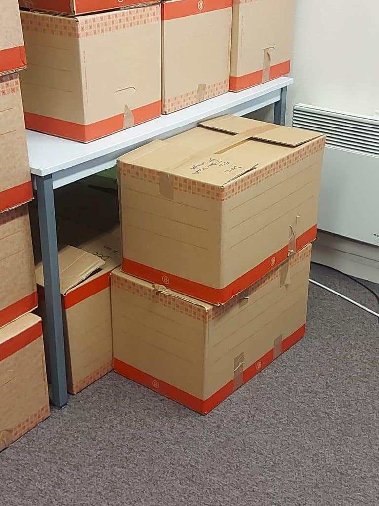 debarras d'entreprise et de cartons